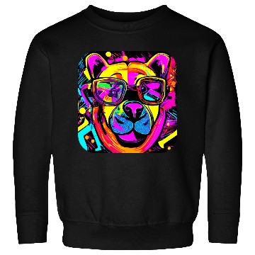 Discover Neon Style 80s Rave Party Glow Sweatshirts