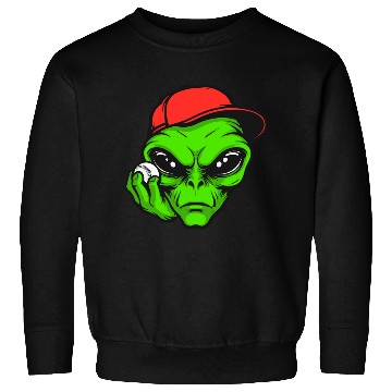 Discover Grey Alien Baseball Sweatshirts