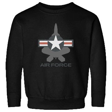 Discover F-22 Raptor Patriotic Roundel Sweatshirts