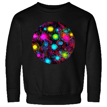 Discover Neon Vintage Glow UV Style Sweatshirts