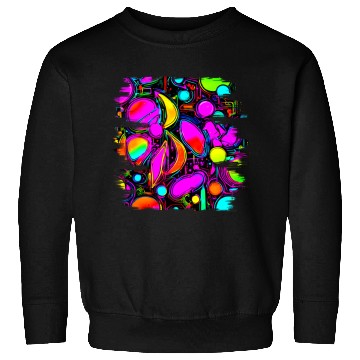 Discover Neon Party Vintage Color Glow Sweatshirts