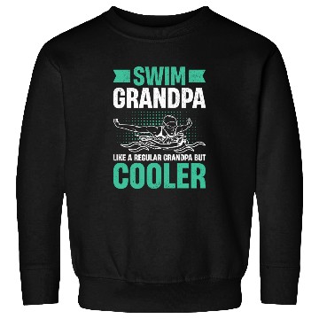 Discover Swim Grandpa - Wave Motion Design Sweatshirts