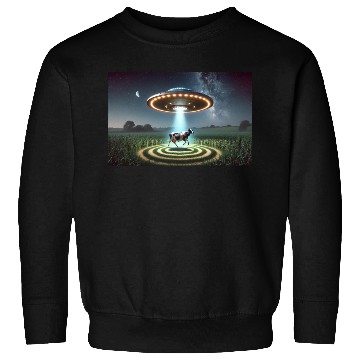 Discover Alien Cow Abduction Sweatshirts