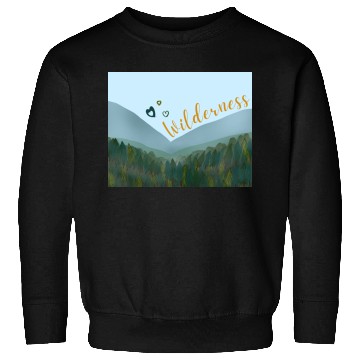 Discover Love wilderness sticker, adventure, outdoors Sweatshirts