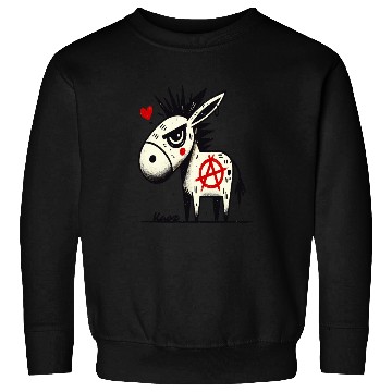 Discover Punk Anarchy Donkey Sweatshirts
