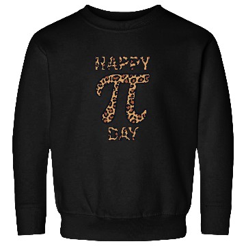 Discover Happy Pi Day Leopard Print Celebration with Math Sweatshirts