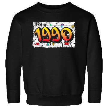 Discover Best of 1990 Graffiti – 35 Years of 90s Vibes Sweatshirts