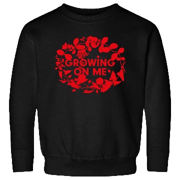 Discover Botanical Growth Statement Design Sweatshirts