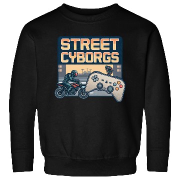 Discover Street Cyborgs - Retro Video Game Sweatshirts