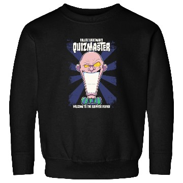 Discover Quizmaster Funny Cartoon College Sweatshirts