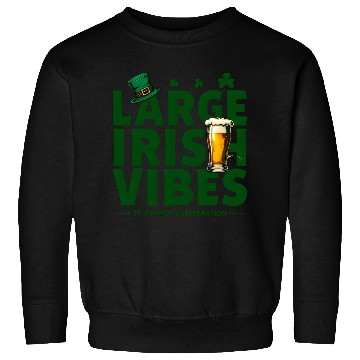 Discover Bold Typography Celebrating St Patrick s Day Sweatshirts
