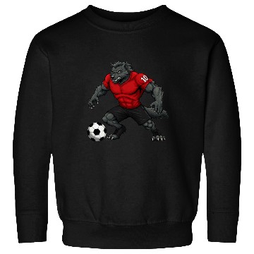 Discover Wolf footballer Sweatshirts