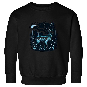 Discover Enchanted Forest Spirit Deer Art Sweatshirts