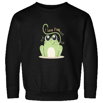Discover i love frog Sweatshirts