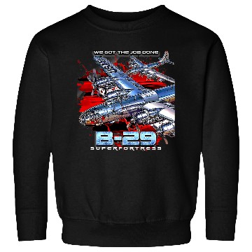 Discover B29 Superfortress War II-era Bomber Aircraft Sweatshirts