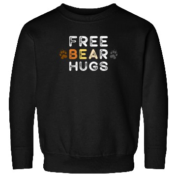 Discover Gay Bear Free Hugs Funny Bear Pride Men Sweatshirts