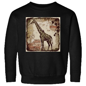 Discover Stylized giraffe Sweatshirts