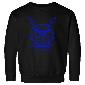 Discover Easter Bunny Eggs Basket Evil Eye Dangerous Smile Sweatshirts