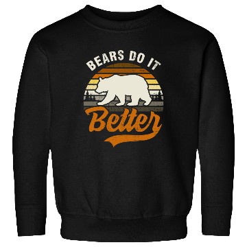 Discover Bears Do It Better Bear Pride Gay Men LGBT Flag Sweatshirts