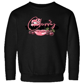 Discover TWISTED CHERRY - Lips Logo (light pink/black) Sweatshirts