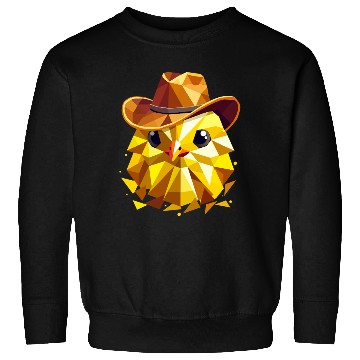 Discover Cute chick with a stylish cowboy hat Sweatshirts