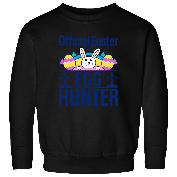 Discover Official Easter Egg Hunter Bunny Funny lover Sweatshirts
