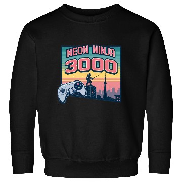 Discover Neon Ninja 3000 - Retro Video Game Sweatshirts