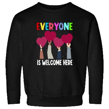 Discover Everyone Is Welcome Here Idaho Teacher Sweatshirts
