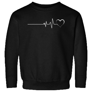 Discover Heartbeat love icon Sweatshirts
