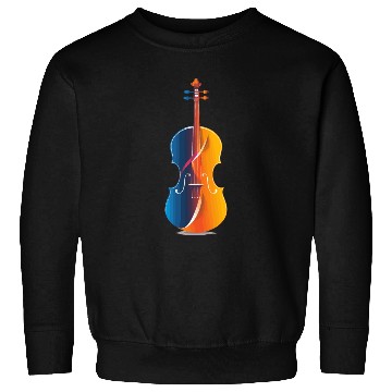 Discover Violin Comic Look Sweatshirts