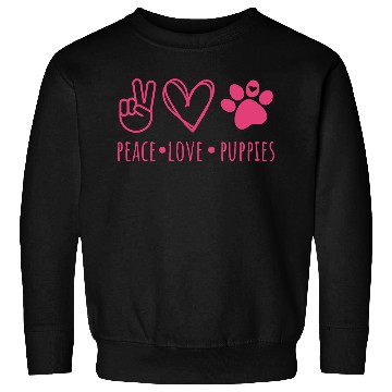 Discover Peace Love Puppies Sweatshirts