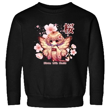 Discover Bloom with Magic - Kawaii Sakura Fairy Sweatshirts