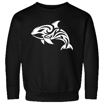 Discover Sleek Elegant Orca T Tattoo Style Sweatshirts