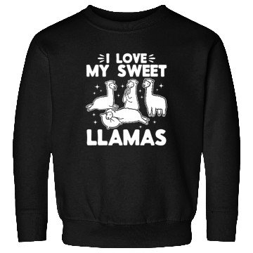 Discover Alpaca Lover Llama Lover - I love my sweet Llamas Sweatshirts