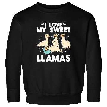 Discover Llama Lover - I love my sweet Llamas Sweatshirts