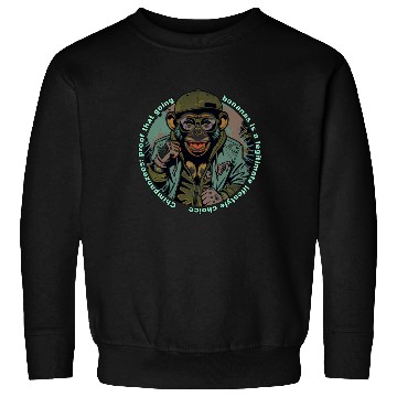 Discover Streetwear Monkey Illustration Sweatshirts