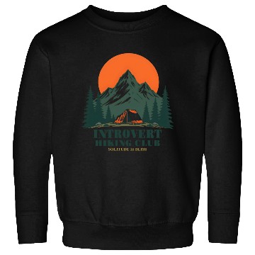 Discover Introvert Hiking Club Sweatshirts