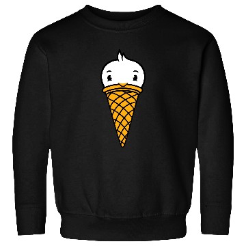 Discover Bird Ice Cream Waffle Scoops Summer Yummy eating Sweatshirts