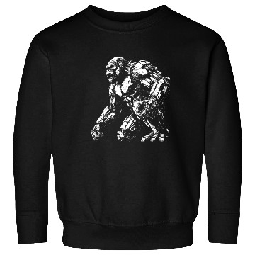 Discover Mech gorilla Sci-Fi Robot Cyberpunk Future Sweatshirts