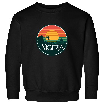 Discover Nigeria Sunset with Iconic Silhouettes and Sweatshirts
