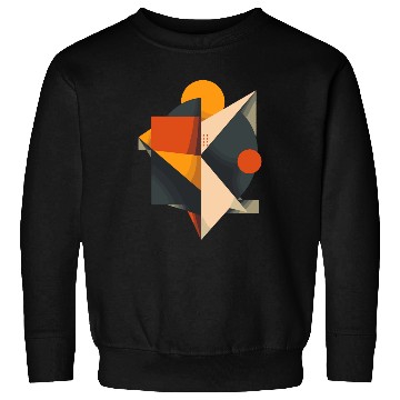 Discover Modern Retro Geometric Composition Sweatshirts