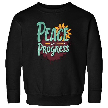 Discover Inspirational Sunflower and Peace Message Sweatshirts