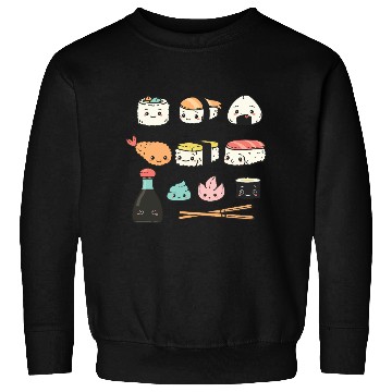 Discover Kawaii Sushi Sweatshirts