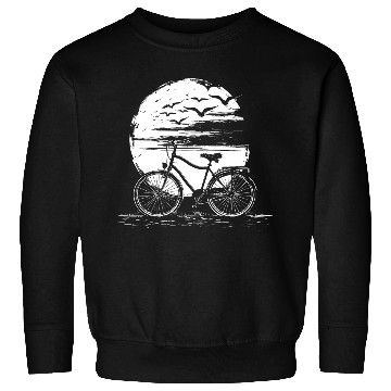 Discover Cycling Drawing Sweatshirts