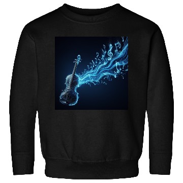 Discover Neon Blue Violin Sweatshirts