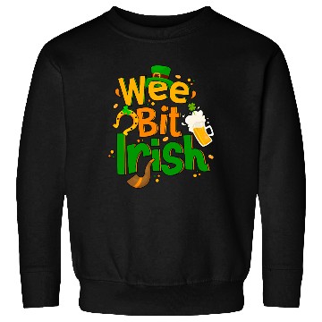 Discover Wee Bit Irish Sweatshirts Drinking Irish Lover