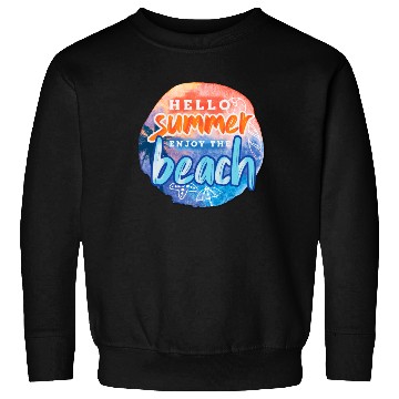 Discover Hello Summer Beach Sweatshirts