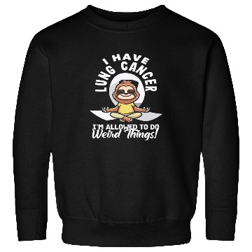Discover Lung Cancer Awareness Weird Things Sweatshirts