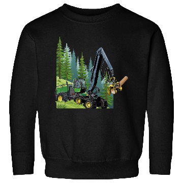 Discover Harvester in the forest Sweatshirts
