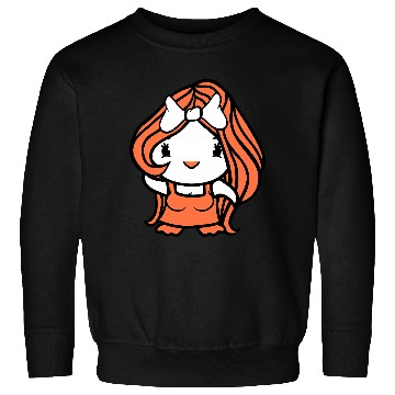 Discover Bird Lady Woman Female Pretty Dress Bow Chick Cute Sweatshirts